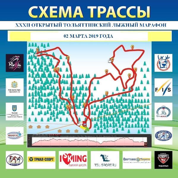 тольятти лыжный марафон трасса