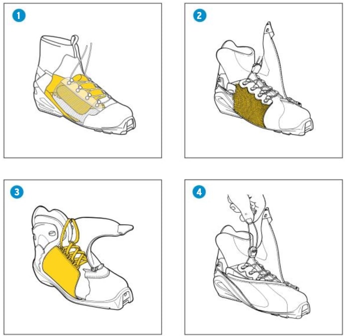 лыжные ботинки salomon sensifit one pull lacing