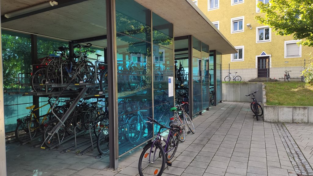 велопарковка в мюнхене